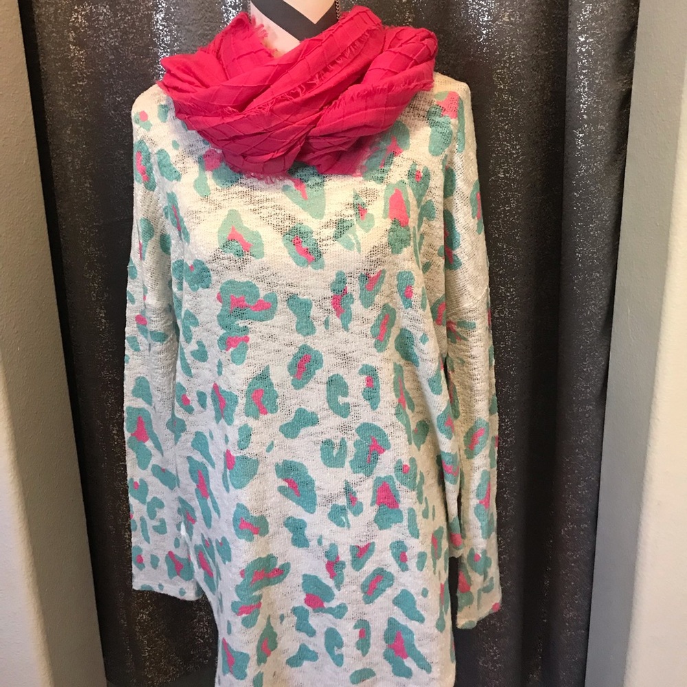 Luna chic leopard print tunic